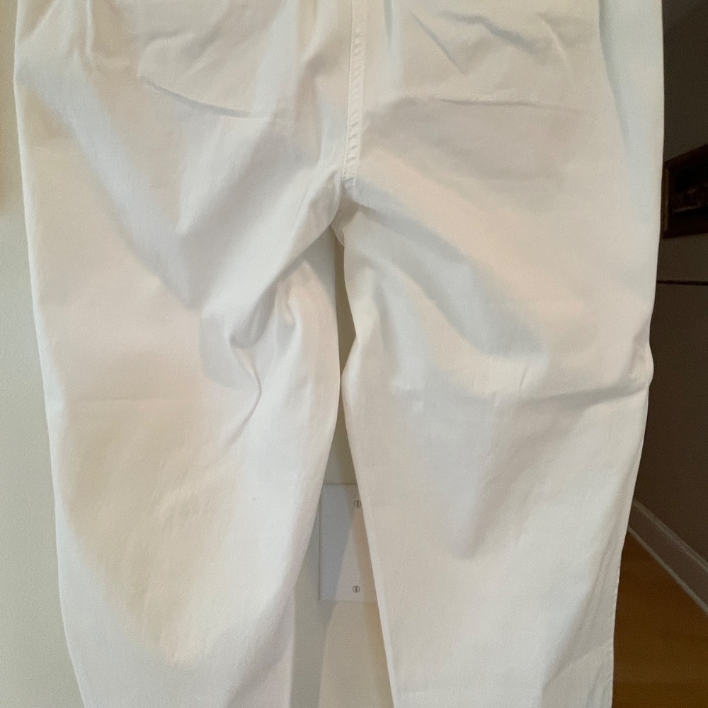 Talbots  Relaxed Chino NWT SZ 10 White - Picture 4 of 4